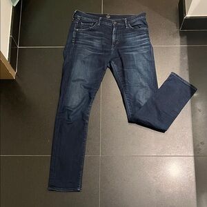 Citizens of Humanity Straight Leg  Blue Jeans, Agnes